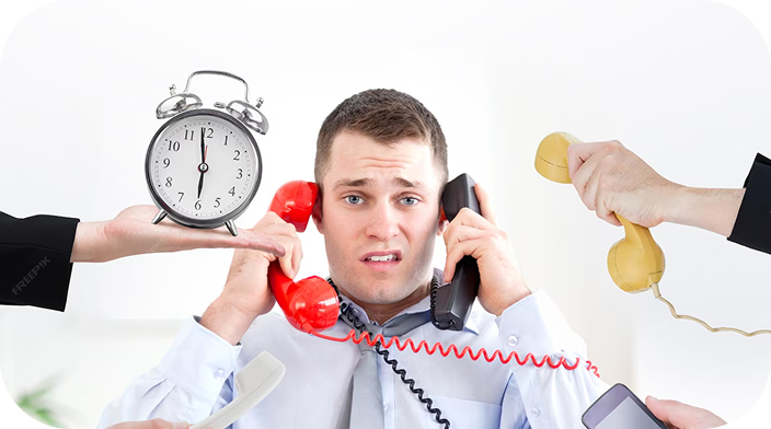 Overwhelmed with calls